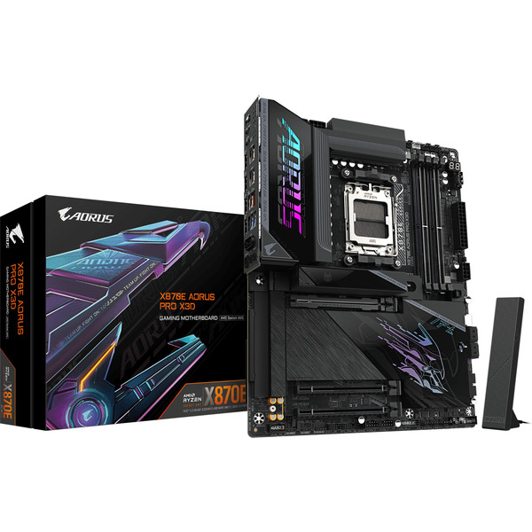 GIGABYTE X870E AORUS PRO X3D socket AM5 moederbord