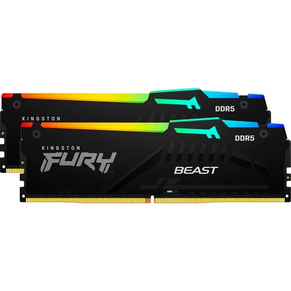 Kingston FURY Beast RGB 32 GB DDR5-6000 (2x 16 GB) werkgeheugen