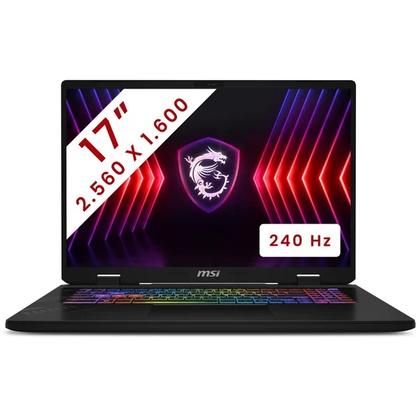 MSI Crosshair 17 HX AI (D2XWGKG-004BE) 17" gaming laptop