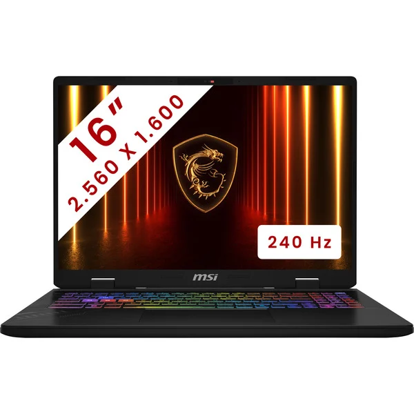 MSI Crosshair A16 HX (D8WFKG-003BE) 16" gaming laptop