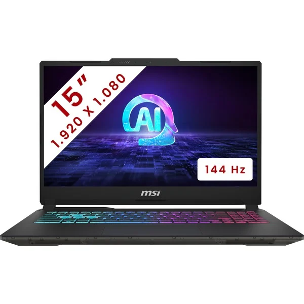 MSI Cyborg 15 AI (A1VFK-018BE) 15.6" gaming laptop