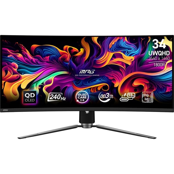 MSI MPG 341CQPX QD-OLED 34,18" Curved UltraWide gaming monitor