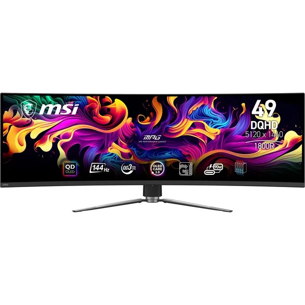 MSI MPG 491CQP QD-OLED 49" Curved UltraWide gaming monitor