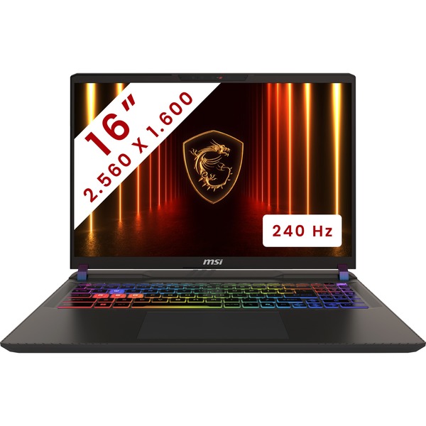 MSI Vector 16 HX AI (A2XWHG-206BE) 16" gaming laptop